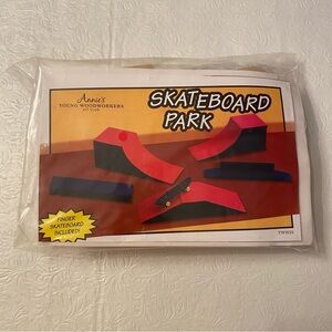 Annie's Young Woodworkers Kit Club Skateboard Park- New in Package